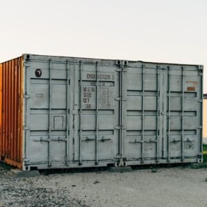 Conteneur 40 pieds High Cube neuf avec portes à enroulement